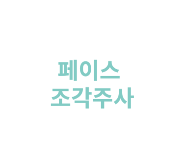 섬세한 디자인 페이스 조각주사 썸네일